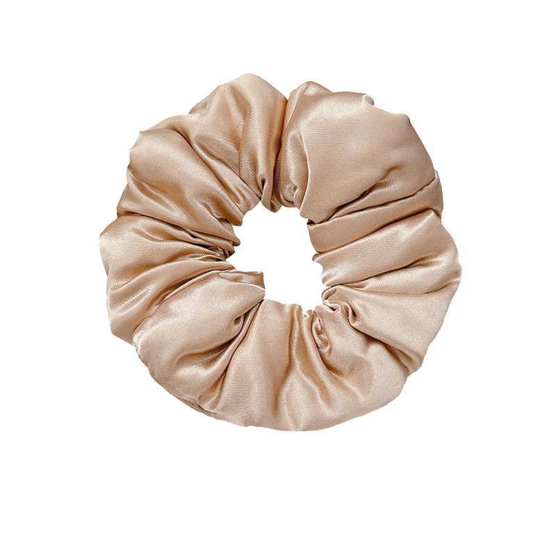 Estrellas almohada para dormir anillo de cabello para mujeres de color sólido satén cuerda de cabello de intestino grueso estilo francés cuerda de cabello de cabeza de banda de goma de intestino grueso