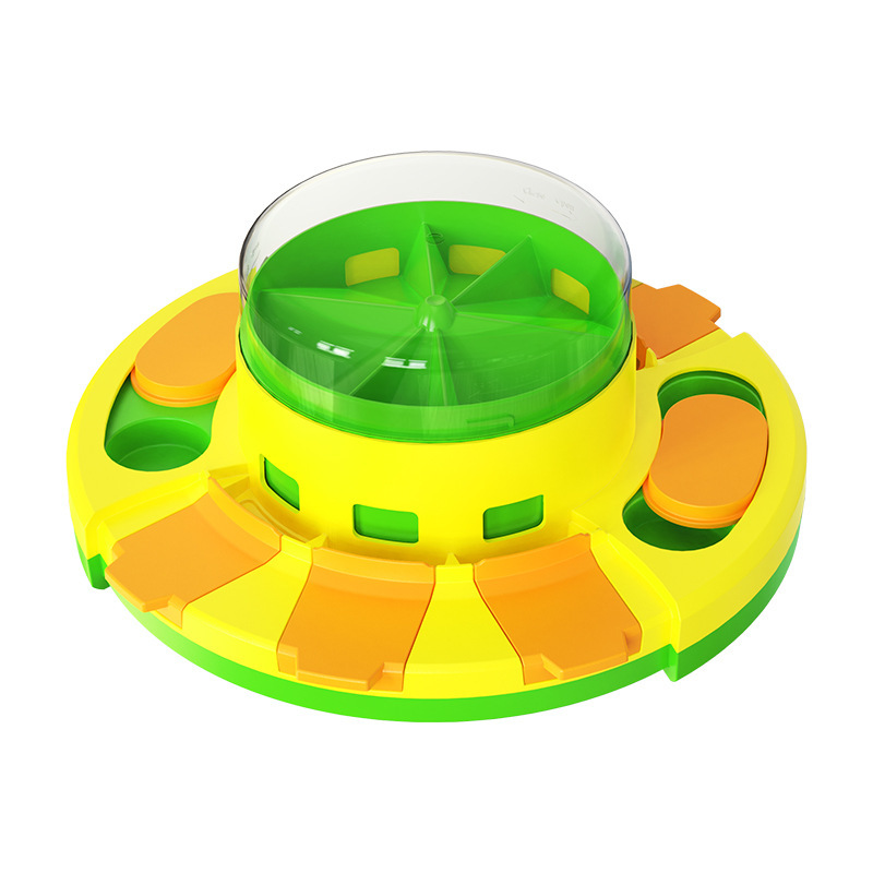 Alimentador de mascotas transfronterizo nuevo producto explosivo Amazon juguetes para perros beneficios inteligentes empresariales presionar la fuga de alimentos en stock al por mayor