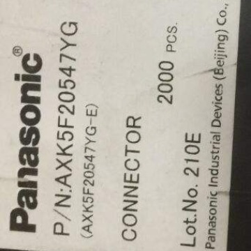 AXK5F20547YG 20P-0.5MM 母座 全新原装现货 进口Panasonic连接器