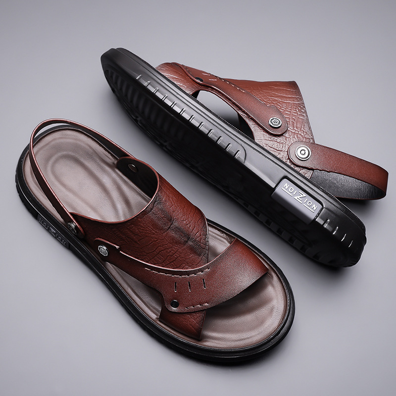 Herrsandaler för sommar strand och utomhusaktiviteter_voghion.com