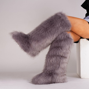 ���Q��ɫѩ��ѥŮ�����ӽq�Ӻ��Ƥ�ݱ�ůëëѥ ��Ͳѩ��ѥŮ