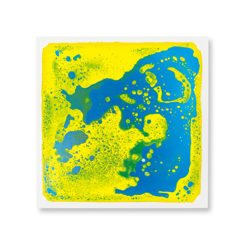 30cm lquid piso azulejos al por mayor de los niños rompecabezas líquido color azulejo piso Mat sensorial mat