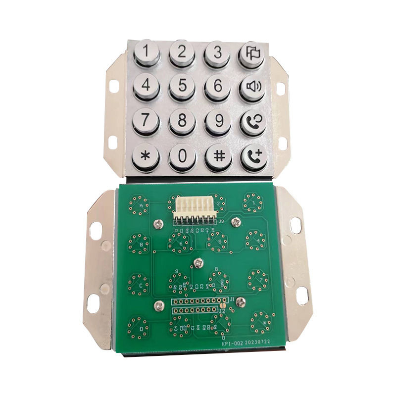 산업 금속 키 전화 키 아연 합금 키 은행 키 벽 교수형 방수 전화 키