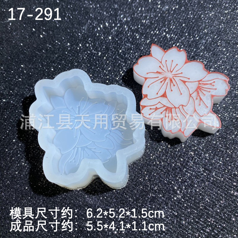 Rose Tulip flor de cerezo ramo girasol modelado molde de silicona epoxi molde de yeso molde de aromaterapia