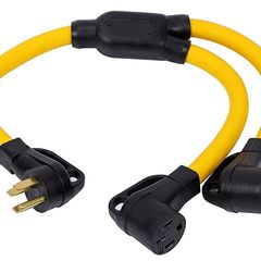Amazonと同じモデルを供給、ETL認証NEMA14-50P +Y 3ウェイ+14-50R電源コードプラグ