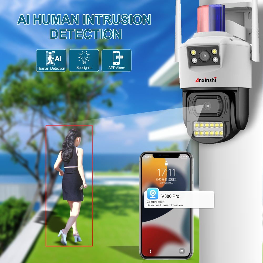 Smart Home Netzwerkkamera Wifi/4G Wireless Wasserdicht Nachtsicht CCTV Sicherheitskamera V380