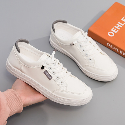 夏季新款休閑淺口小白鞋平底壹腳蹬百搭運動韓版學生板鞋