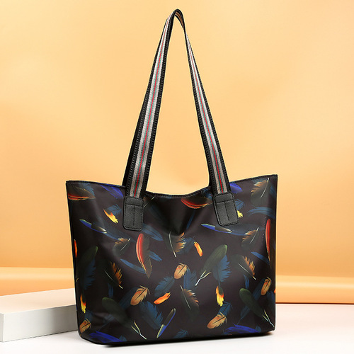 Fashionable women's bags Korean style simple tote bag large capacity shoulder bag handbag trendy mom bag one piece drop shipping