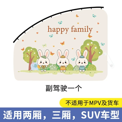 Sunshade Curtain for Car, Car curtains - track-three-rabbits-passenger
