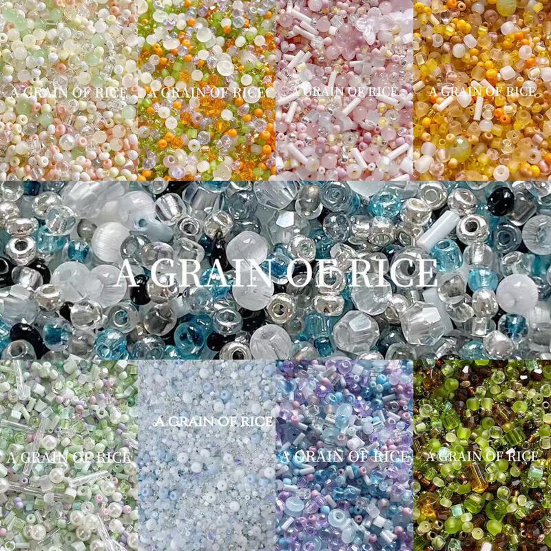 Guipin | millet beads mixed series 10g bracelet mobile phone chain loose beads beaded handmade diy material jewelry