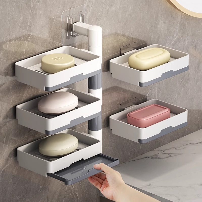 Double-layer drying rack