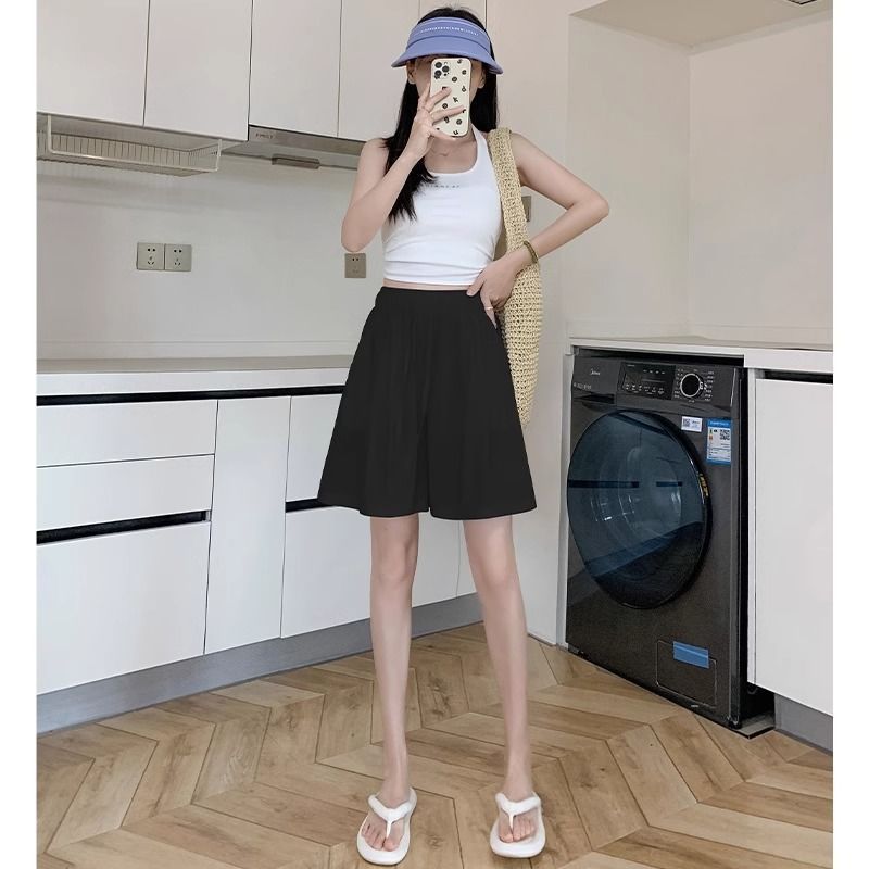 반바지 1#검은색#단일 조각