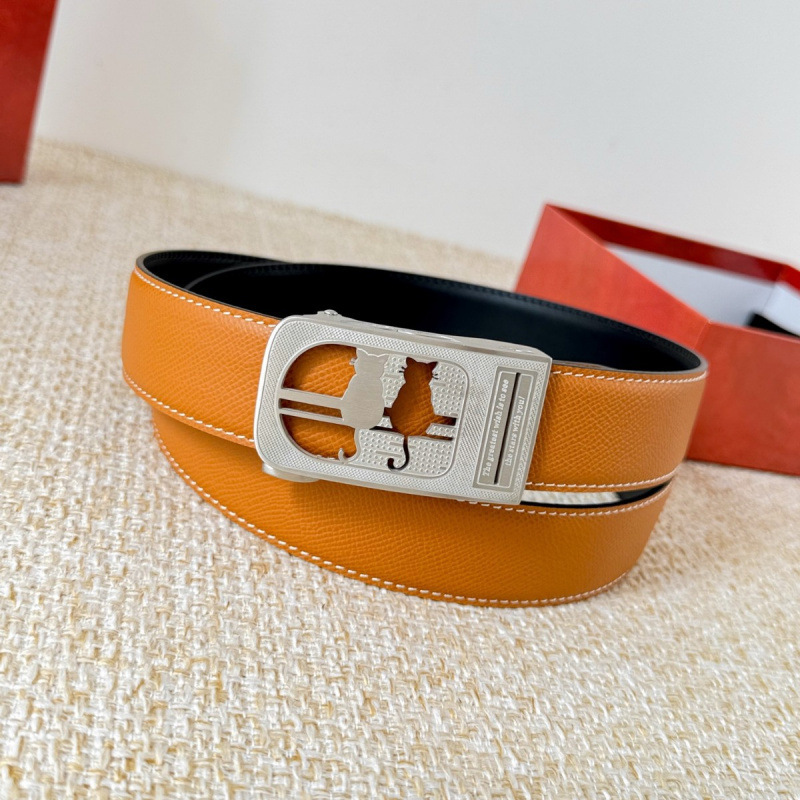 A stylish and versatile leather belt, perfect for both formal and casual wear, made from high-quality cowhide, ideal as a gift for young and middle-aged men A stylish and versatile leather belt, perfect for both formal and casual wear, made from high-quality cowhide, ideal as a gift for young and middle-aged men
