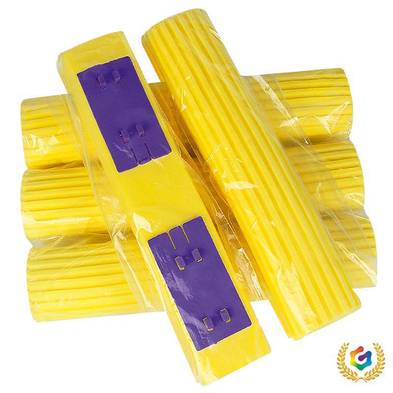 ✅28cm拖把头窄口高品质PVA胶棉头对折海绵拖把头胶棉拖把替换头