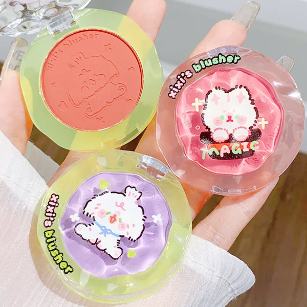 Xixi Doll Cubs Atmosphere Blush Brightening Fixation Silky Fine Natural Modification Whitening Daily Gill Powder