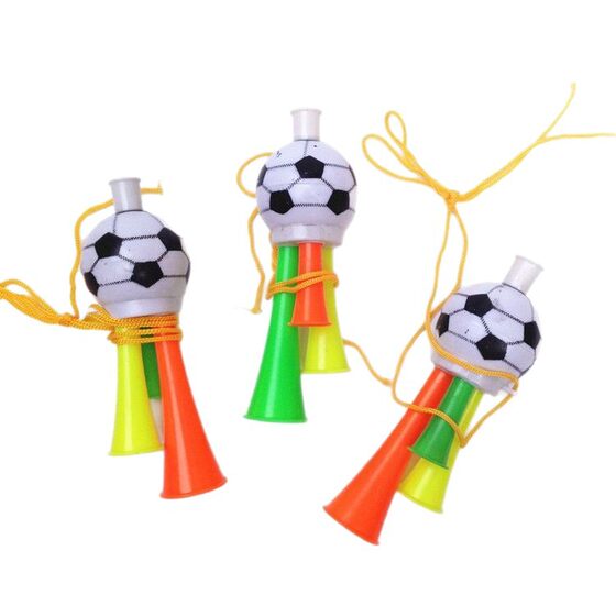 Football trumpet creative small gifts children's toys playing musical instruments games cheer props plastic toys
