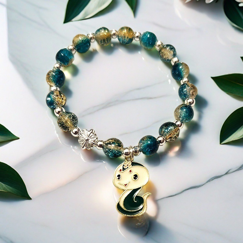 AE01 크로우 심령뱀 행운팔찌