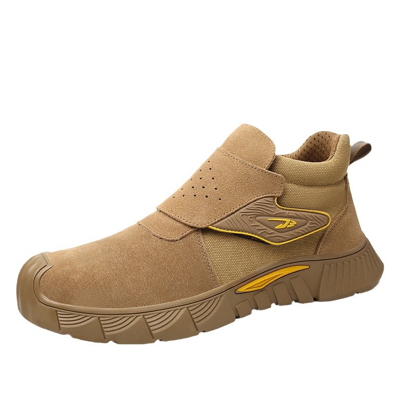 Zapatos de Seguridad de Cuero Gamuzado con Puntera de Acero, Anti-impacto, Anti-perforación y Resistente al Desgaste image 6