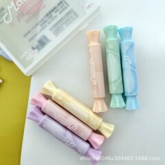 Macaron Color Dual Head Fluorescent Pen High-Quality Handwriting Marker Pen Anti-Fading Student Key Marking Pen 