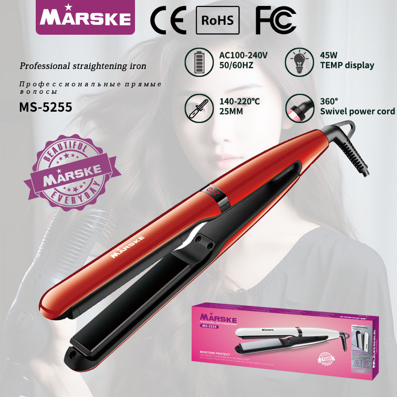 MARSKE MS-5255直发器直卷两用美发3D浮动板防烫陶瓷厂家电夹板