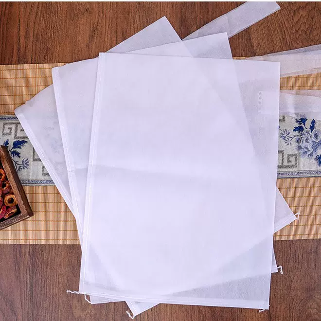 煎药袋无纺布绑口中药袋隔渣过滤袋熬药袋足浴袋一次性收纳沐浴袋