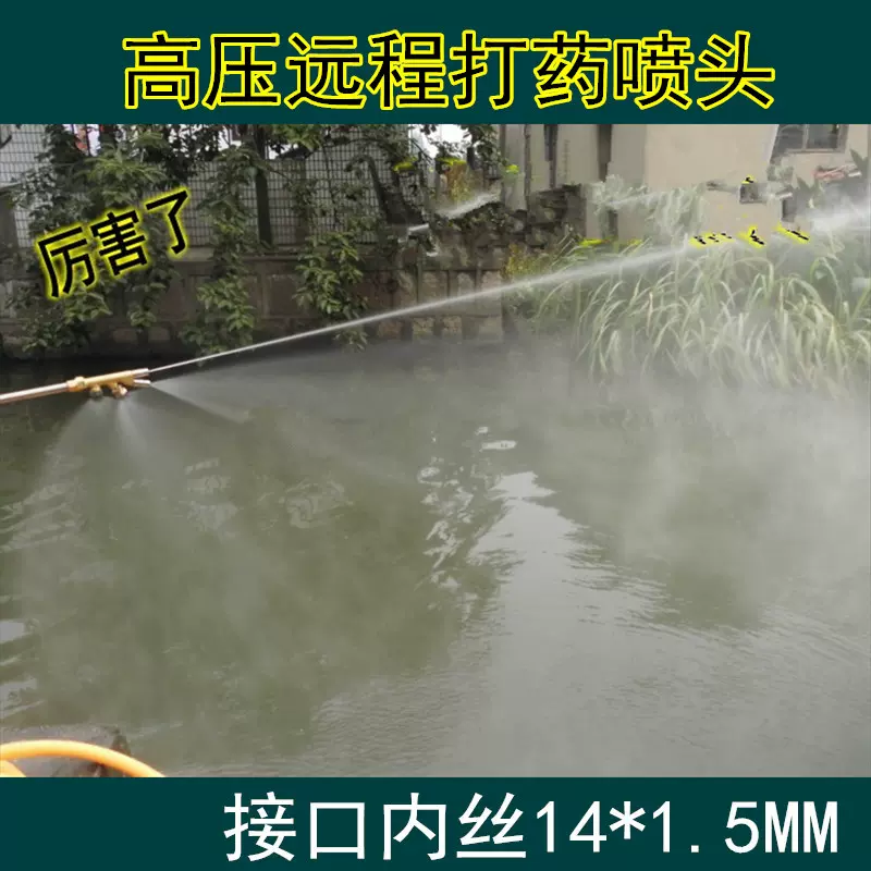 4组合四喷头远射程喷枪 农用园林 打药机喷雾器柱塞泵 铜头高压