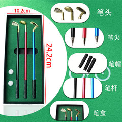 跨境桌面遊戲高爾夫球杆筆 創意高爾夫禮品 製作客戶LGOO