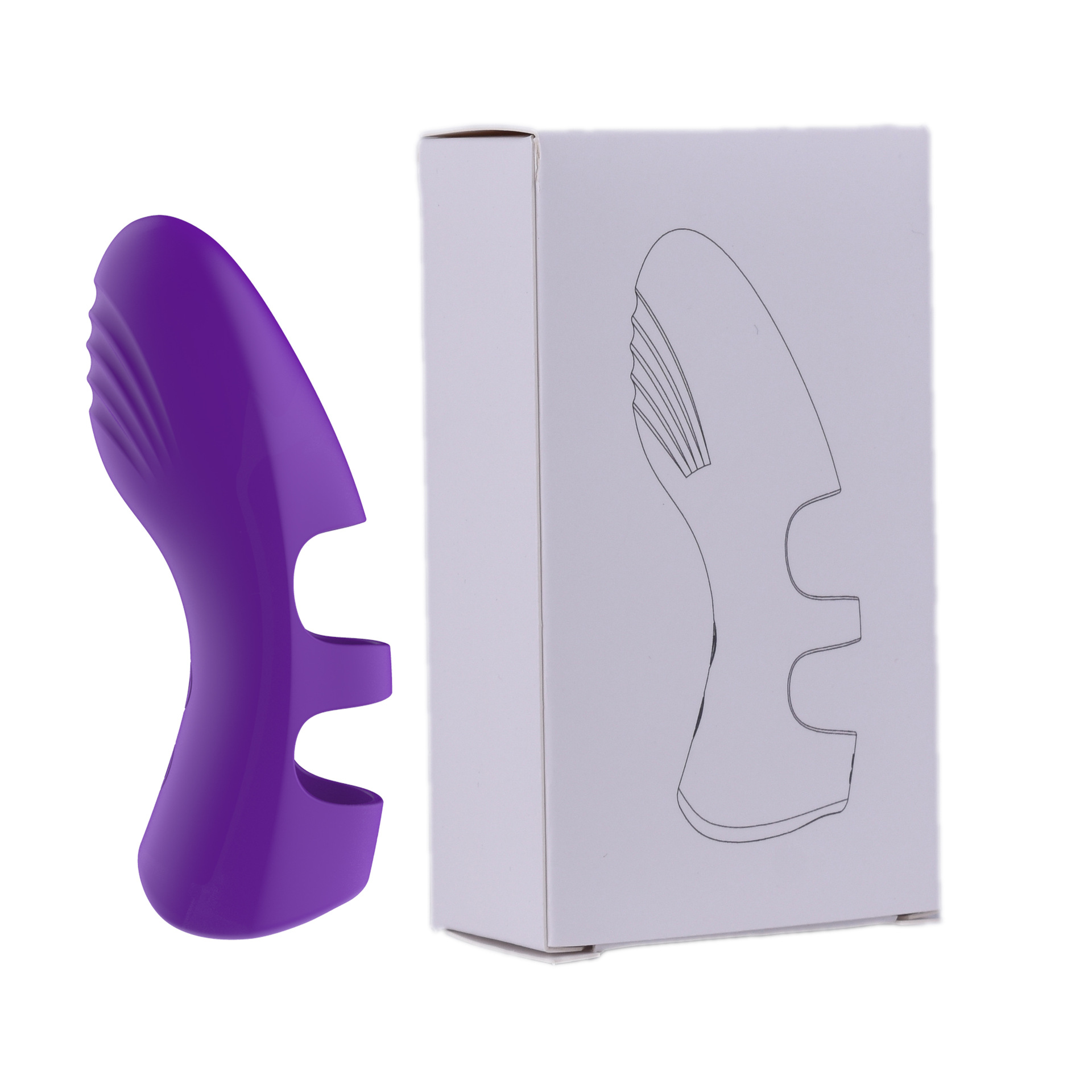 Star Shine Silikon-Vibrator mit 10 Frequenzen, Flirt- und Massagefunktion für Paare, Fingerhülle (Großhandel)_voghion.com