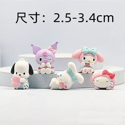 Сеть Red Curomi Merlot Pattay Dog Gou Dog торт-декор Display KT Cat Sanrio Birthday Dress