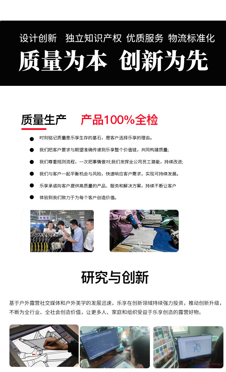 乐享户外折叠桌地摊便携式蛋卷桌露营烧烤野餐桌铝合金桌厂家批发详情16