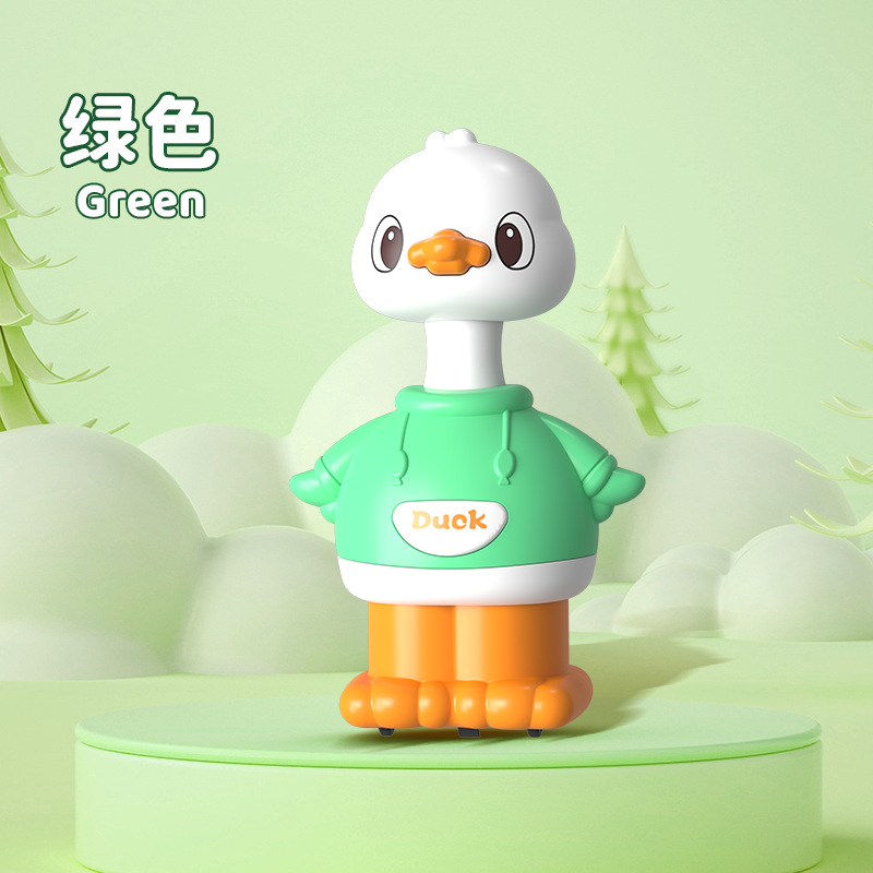 Juguetes escolares de dibujos animados de presión de inercia de duckling de presión de juguetes para niños y niñas juguetes de acertijo para niños pequeños