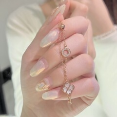 S925 スターリングシルバー二層ホワイトマザーオブパール四つ葉のクローバーブレスレット、女性用、高級感のある小さなフレグランススタイル、電気メッキブレスレット