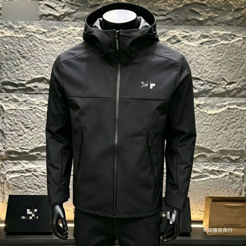 Birds' hard-shell windproof jacket, unisex design, suitable for couples, outdoor windproof hooded jacket with embroidered logo, water-resistant outerwear Birds' hard-shell windproof jacket, unisex design, suitable for couples, outdoor windproof hooded jacket with embroidered logo, water-resistant outerwear