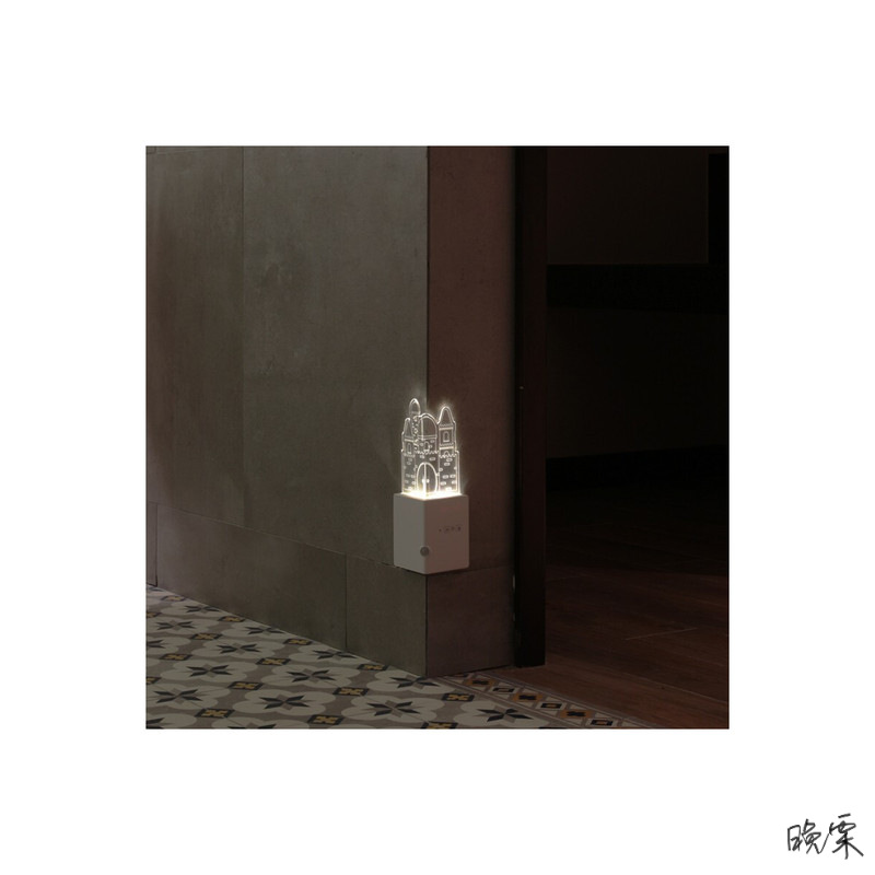 阳角护角灯老人上厕所起夜科技感酒店家用墙角感应亚克力阳角线