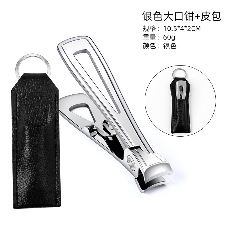 Plata mango cuadrado Boca Grande alicates + bolso de cuero