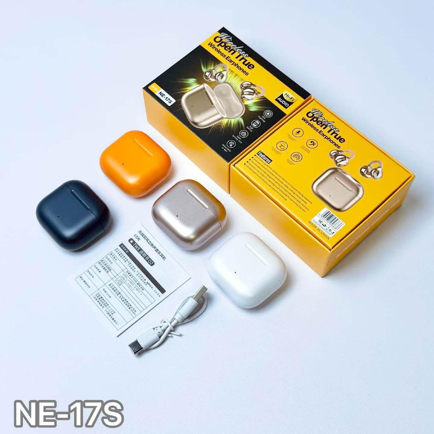 NE - 17S auriculares Bluetooth abiertos V6.0 inalámbricos TWS no en el oído auriculares deportivos HiFi calidad de sonido