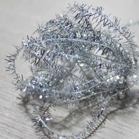 玻璃蜈蚣纱 玻璃纱 圣诞节专用 花式透明丝 东盈纱线世家 可定染