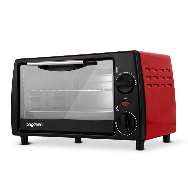 龙的(LONGDE) LD-KX12A 12L 电烤箱 红黑色