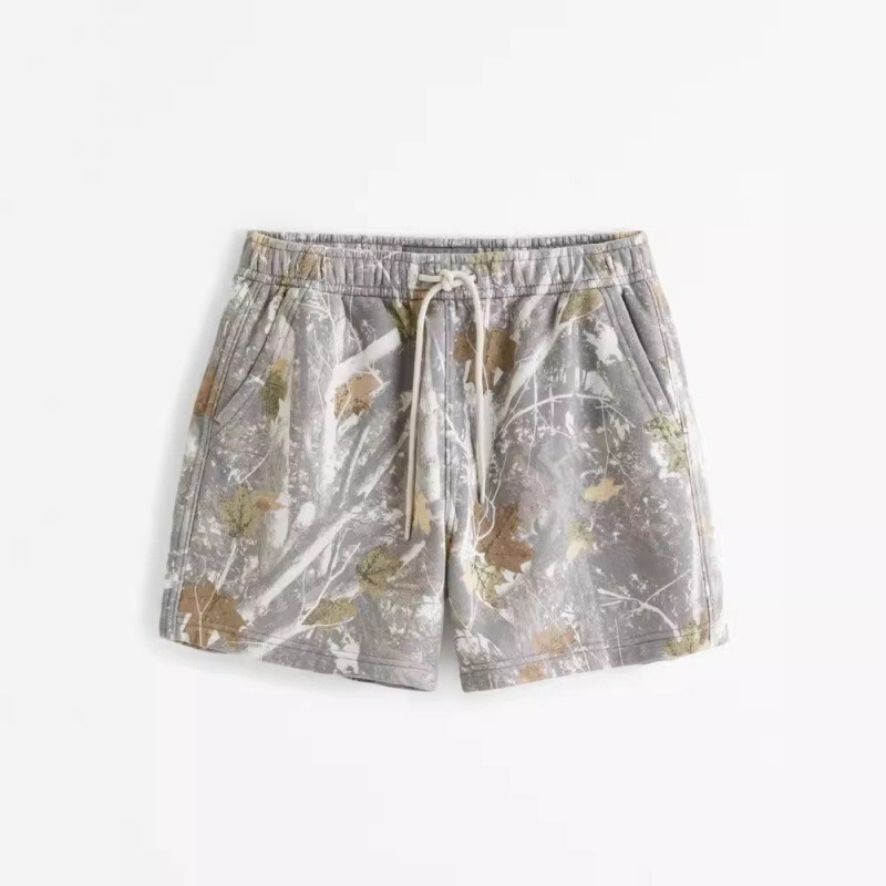 New 2024 Trendy Brand Cross-border Men and Women's Beach Pants Sports Casual Shorts Frugal Style Fleece Shorts Fashion