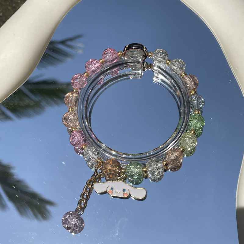 S020-긴귀개 혼합색 폭발 팔찌#SZ427용