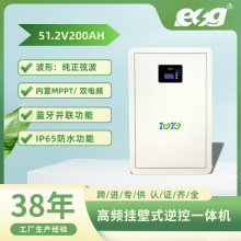 ESG 51.2V ӵ 10KWH 51.2V 200Ah ڹʽ LiFePO4 