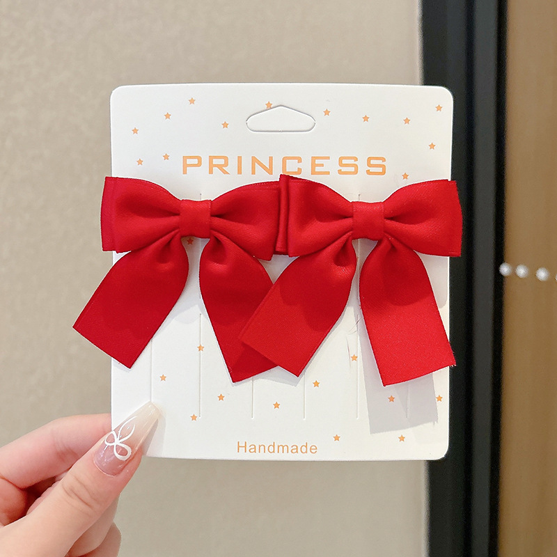 Año Nuevo accesorios para el cabello para niños arco de bordilla pinzas de cabello para niñas vestidos festivos vestidos chinos toques de cabello para niñas joyas de tarjetas de cabello