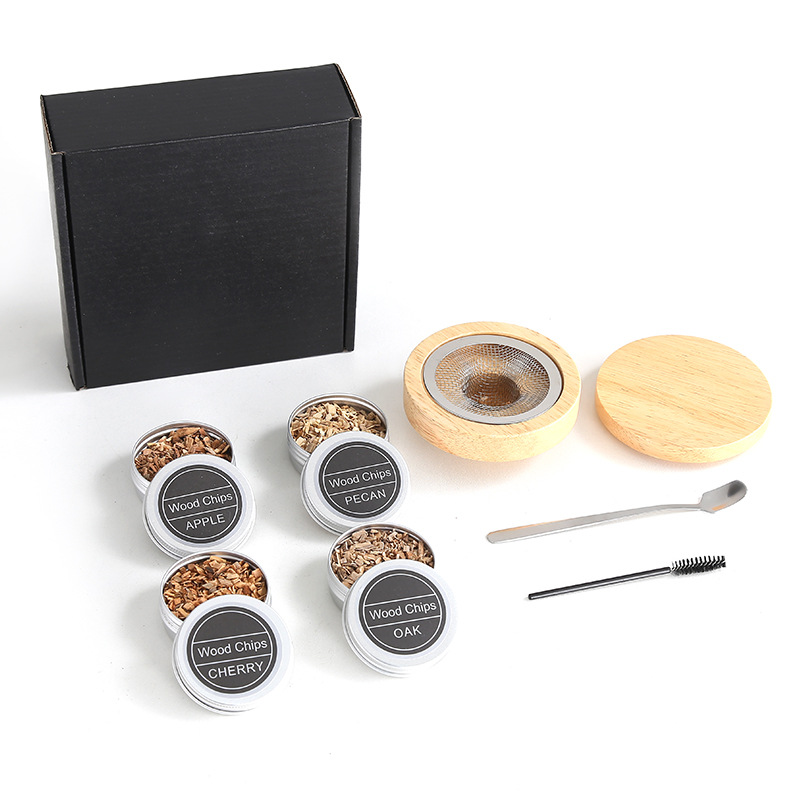 Spot Amazon Smoke Smoke Cubierta de madera Smoke Múltiples sabores Smoke Set de madera Smoke Cocktail