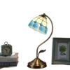 Blue shade, 6W three-color, suitable for bedside