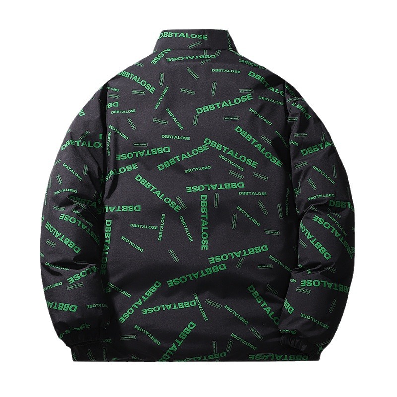 Abrigo de algodón acolchado para hombre invierno 2023 nuevo engrosamiento cálido marca de moda abrigo de algodón acolchado pareja Chaqueta de algodón acolchado de color sólido abrigo casual al por mayor