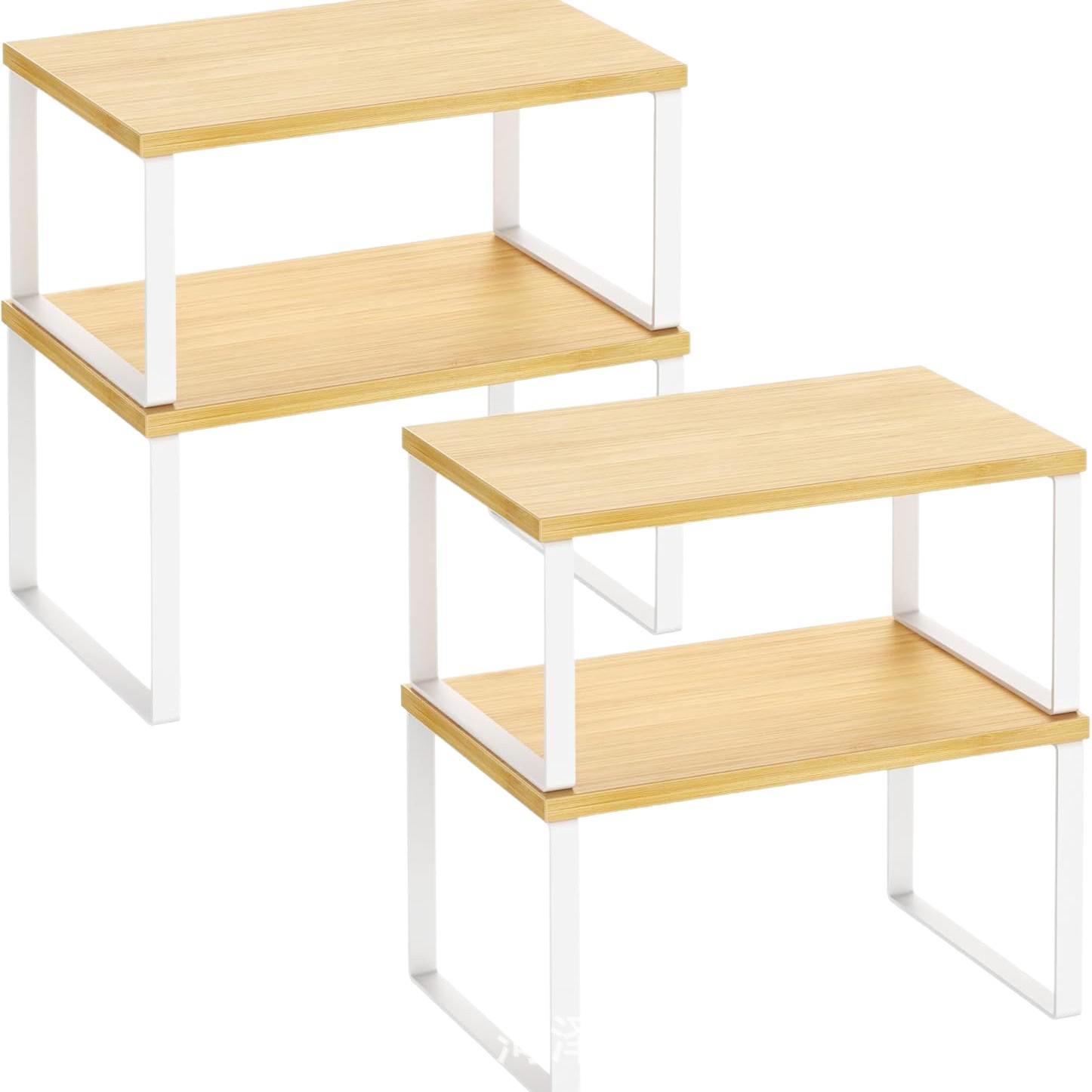 Estante de sala de estar en stock Estante de cocina Estante de condimento Estante de almacenamiento de escritorio multipropósito de madera Estante de almacenamiento de armario image 6