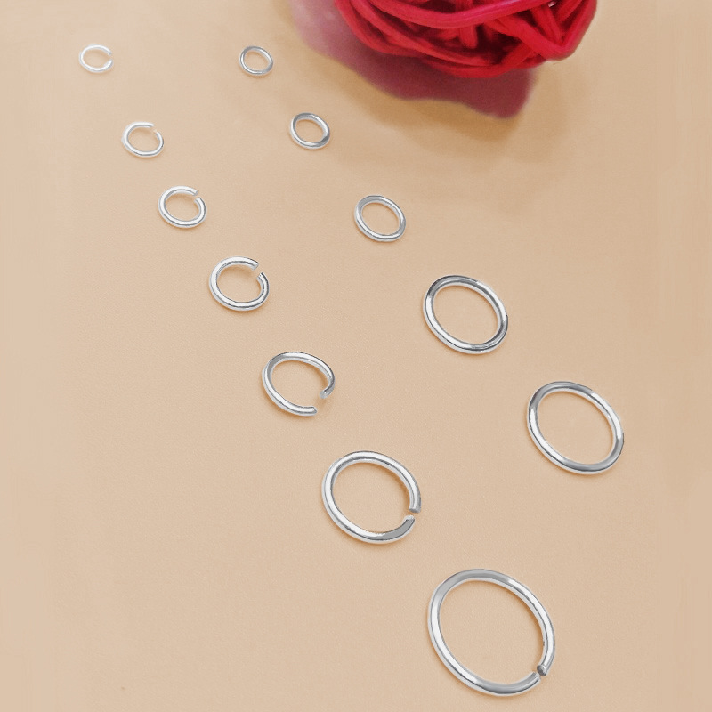 1g Weight Jump Ring Jewelry Making Type DIY Jewelry Accessories Classification 1 Piece Quantity 925 Sterling Silver Material Circle, Solid Color Pattern Polishing Design Simple Style Style 1 Piece 925 Sterling Silver Circle Solid Color Jump Ring Jewelry Accessories