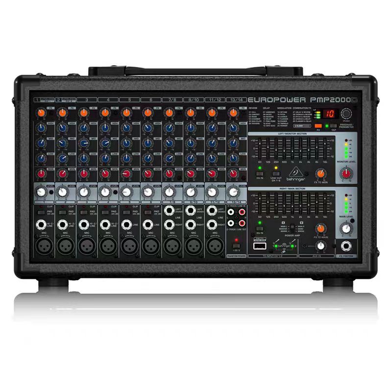 BEHRINGER/百灵达 PMP2000D 专业舞台大型调音台带功放一体机