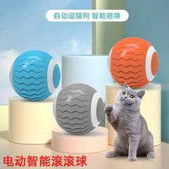 Cross-border new cat and dog pet ball interactive cat toy pet supplies electric automatic smart gravity rolling ball durable for biting