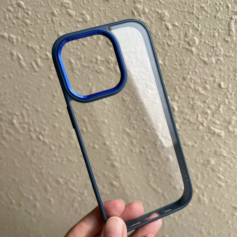 适用苹果17PROMAX手机壳凹槽滴胶素材壳子iphone15/16金盾壳金属|undefined
